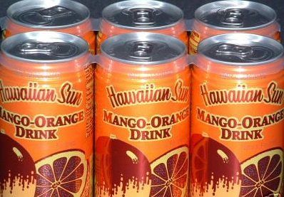 Hawaiian Sun Mango-Orange Drink (12 Cans)