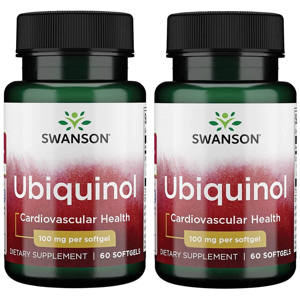 Swanson Ubiquinol 100 mg 60 Sgels (2 Pack)
