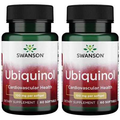 Swanson Ubiquinol 100 mg 60 Sgels (2 Pack)