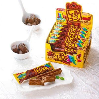 Shimi Choco Corn 20 Box Chocolate Soaked Sticks Non-meltable Japanese Snacks