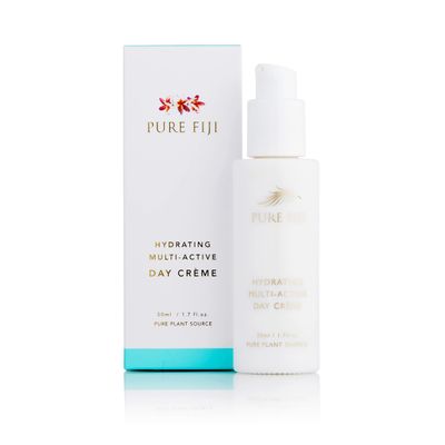 PURE FIJI Hydrating Day Face Cream Multi Active Hydrating Face Moisturizer Gel Cream to Hydrate and Smooth Skin, Natural Formula for All Skin Types 1.7 Fl.Oz