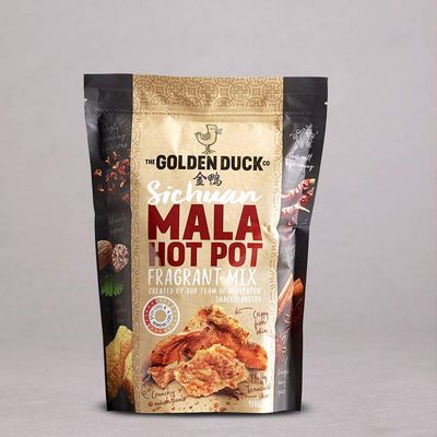 Golden Duck Salted Egg Fish Skin Crisps Potato Ridges Tempura (Mala Hot Pot Fragrant Mix 108g)