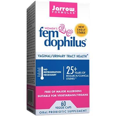 Jarrow Formulas Fem-Dophilus - 1 Billion Organisms Per Serving - 60 Veggie Capsules - Women s Probiotic - Urinary Tract Health - Up to 60 Servings