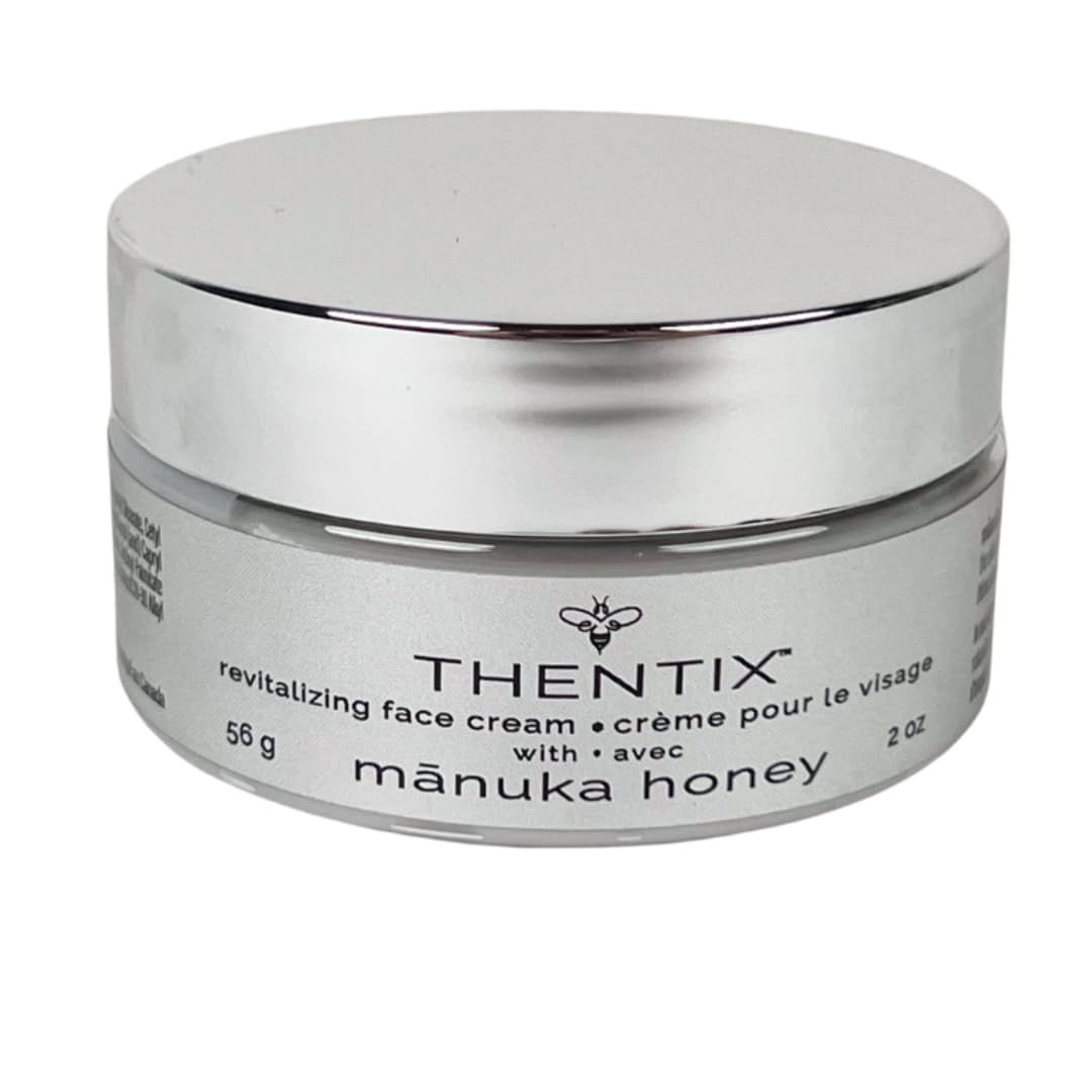 Thentix Face Cream, 2oz - With Manuka Honey, Moisturizer for Dry, Sensitive Skin, Suitable for Women Men
