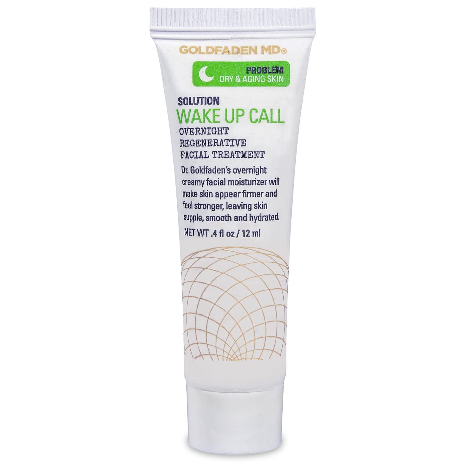 Dr. Goldfadens Wake Up Call Night Facial Moisturizer Night Cream for Dry Aging Skin wAlpha Lipoic Acid, Avocado Oil Retinol, Co-enzyme Q10 TRIAL .41 Fl Oz