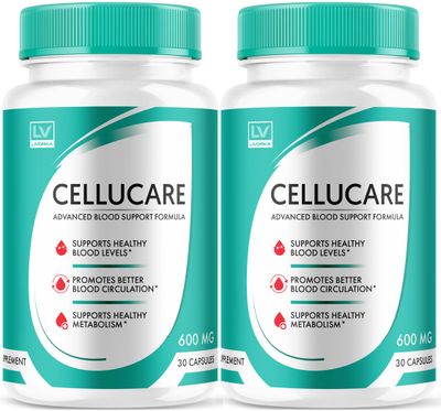 (2 Pack) Cellucare Capsules, Cellu Care, Cellucare Pills, Cellucare Vitamins Capsules, Cellucare Advanced Formula, Cellucare, Cellucare Reviews 60 Capsules for 2 Months
