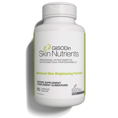 Glisodin Skin Nutrients Advanced Skin Brightening Formula - for Brighter, Clearer, and Firmer Complexion - Helps Reduce Blemishes - 90 Capsules