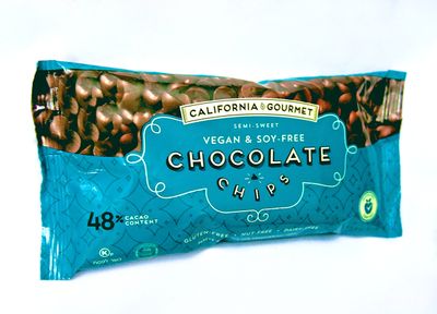 48 Cocoa Vegan Soy Free Chocolate Chips Dairy Free Kosher Gluten Free Nut Free 8 oz. bags (6 Pack)