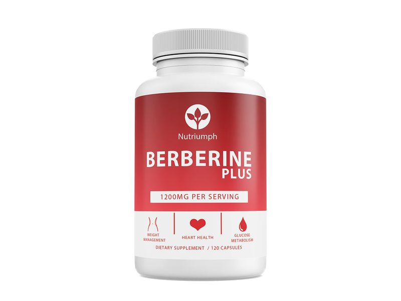 Nutriumph Berberine Plus 1200mg with Royal Jelly - Supports Weight Management, Heart Health Glucose Metabolism - 120 Vegan Capsules - Non-GMO, Made in USA