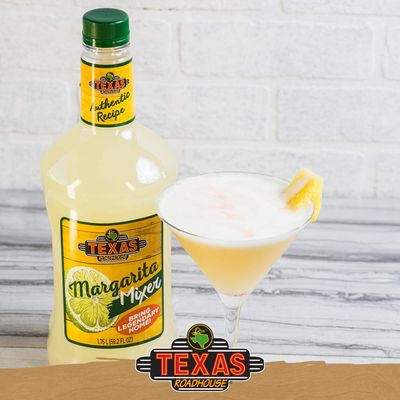 Texas Roadhouse Authentic Margarita Drink Mix, Ready to Use, 1.75 Liter Bottle (59.2 Fl Oz), Individually Boxed