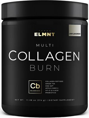 ELMNT Super Collagen Powder for Women Weight Loss Beauty w. Probiotics, Hyaluronic Acid, ACV, KSM-66, Biotin - Premium Multi Collagen Peptides Protein Supplement Colageno for Women (Unflavored)