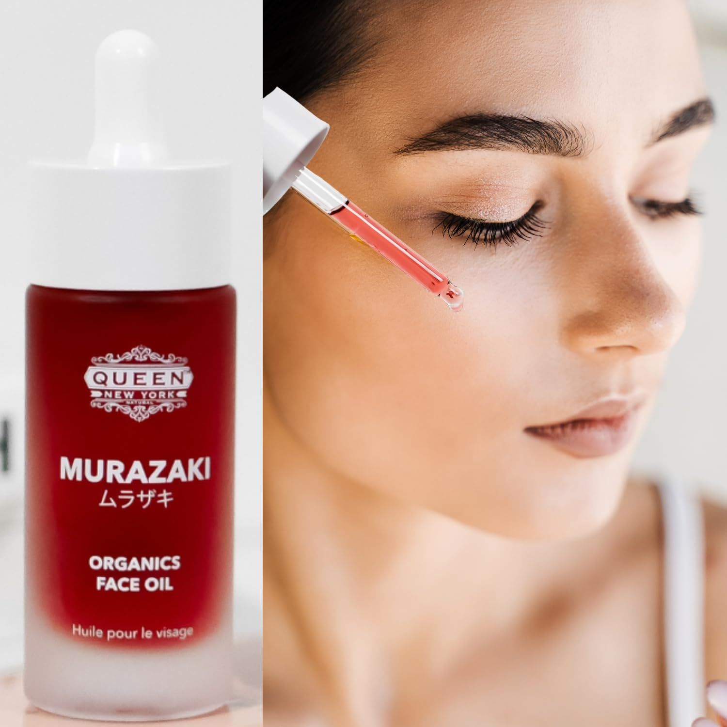 QUEEN MURAZAKI OIL: Ultimate Radiance-Luxurious Organic Murazki Face Oil for Deep Nourishment, Rejuvenation, and a Naturally Glowing Complexion