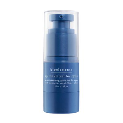 Bioelements. Quick Refiner for Eyes - 0.5 fl oz - Wrinkle-Reducing, Gentle AHA Lactic Acid Peel for Eyes - All Skin Types - Vegan, Gluten Free - Never Tested on Animals