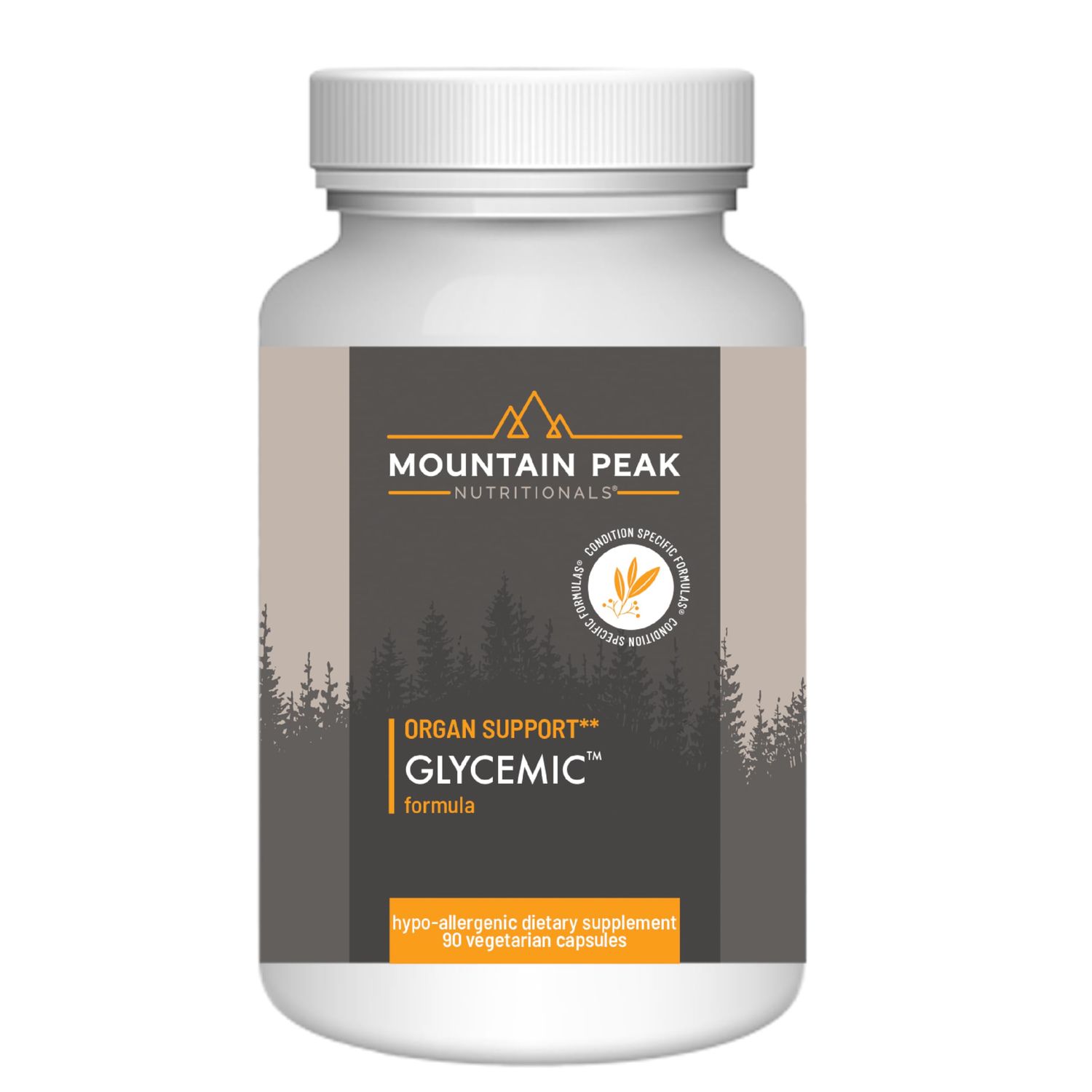 Mountain Peak Nutritionals Glycemic Formula - Organ Support Supplement - Supports Promotes Metabolic Processes - Dietary Supplement (90 Vegetarian Capsules)