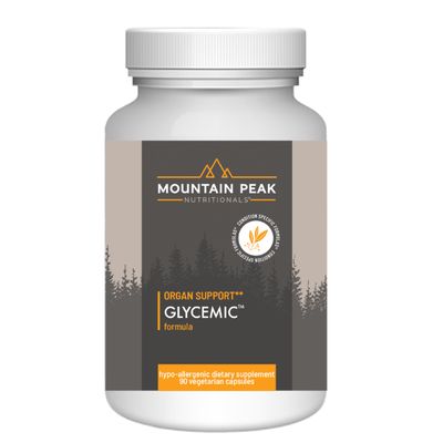 Mountain Peak Nutritionals Glycemic Formula - Organ Support Supplement - Supports Promotes Metabolic Processes - Dietary Supplement (90 Vegetarian Capsules)