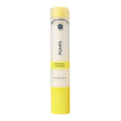 Nu Skin Nutricentials Vitamin C Collagen Pump - Powerful Skin Serum Hydration, and Luminous Complexion Vegan Collagen, Fine Line Reduction Skin Care (2 fl oz)