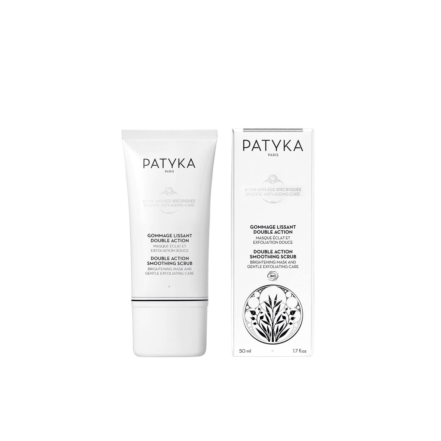 Patyka - Organic Double Action Smoothing Scrub (1.7 oz 50 ml)