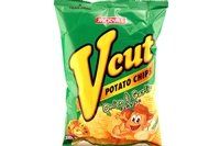 V-Cut Potato Chips (Onion Garlic) - 2.12oz [Pack of 3]