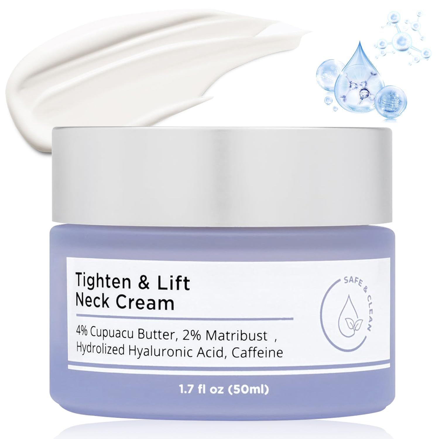 Neck Firming Cream Tightening Lifting Sagging Skin, Tighten Lift Firming Neck Cream, Tighten and Lift Neck Cream for Crepey Skin, Skin Care Moisturizer Face Cream