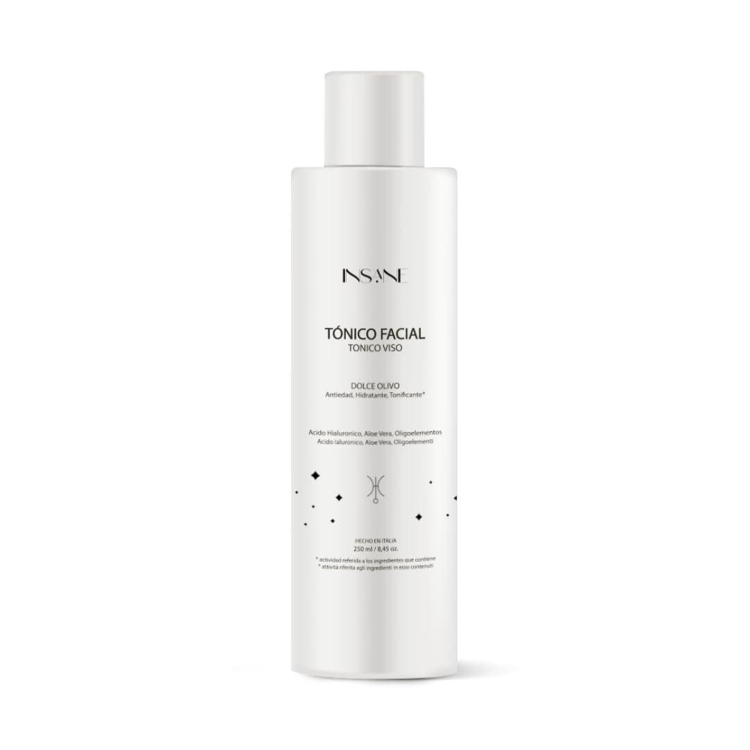 INSANE GLOW Hyaluronic Acid Face Toner - Hydrating, Pore-Minimizing Anti-Aging - Aloe Vera Oat Extract Birch Leaf - Boosts Radiance Refreshes Skin - Alcohol-Free Dermatologically Tested