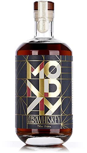 MONDAY Zero Alcohol Whiskey - An Award Winning Non-Alcoholic Spirit with Zero Carbs, No Sugar, 0 Calories - 750ml