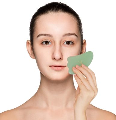 Skin Care Massager for Facial Rejuvenation, Anti-Aging, Wrinkles Removal, Skin Rejuvenation, Jade Self Facial Gua Sha Tool