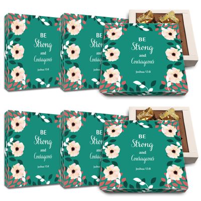 CoolGiftBox Christian Gifts Bulk Prayer Bible verses - Church Gifts in Bulk for Staff Teachers Pastors Catholic Presents Bulk Bible Gifts Pack of 6