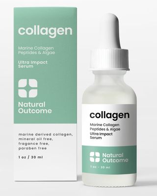 Collagen Peptide Serum for Face, Daily Firming, Lifting and Wrinkle Reducing Facial Serum with Marine Derived Collagen and Hyaluronic Acid 1 oz