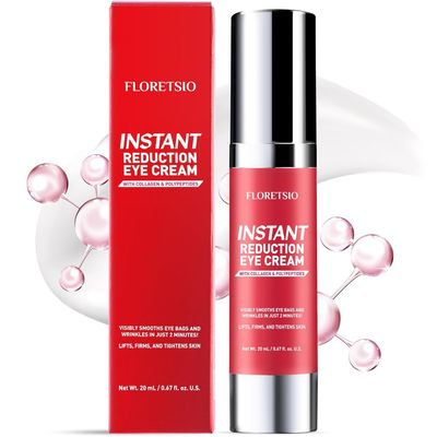 Instant Eye Face Lift Cream: Rapid Under Eye Bags Wrinkles Puffiness Remover for Women and Men in 60 Seconds -Temporary Firming Tightening Treatment - Wrinkle Filler 0.67oz