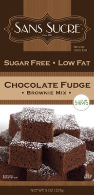 SANS SUCRE Chocolate Fudge Brownie Mix (sweetened with Stevia)