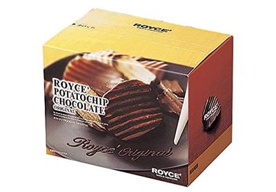 ROYCE&#39; Potatochip Chocolate &quot;Original&quot; - Chocolate Coated Crispy Potato Chips Gourmet Snack for Gifting Indulging Japanese Potato Chip Chocolate from Hokkaido (7 Servings per Container)