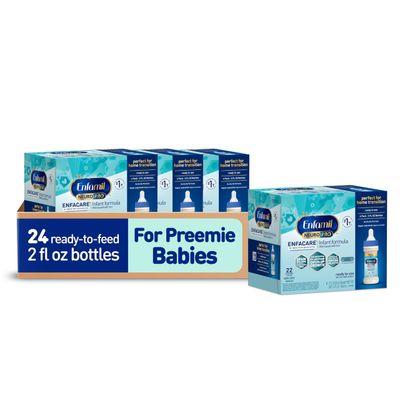 Enfamil NeuroPro EnfaCare High Calorie Premature Baby Formula, Milk-Based with Iron, Brain-Building DHA, Vitamins Minerals for Immune Support, easy-to-digest proteins, Baby Milk, 2 Fl Oz, 24 Count