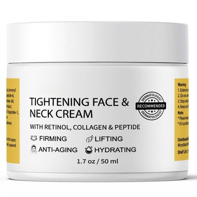 FARPOL Neck Firming Tightening Cream: Face Cream for Fine lines, Wrinkles, Droopy, and Crepey Skin Texture - Anti Aging Moisturizer for Face, D colletage Neck- 50ml