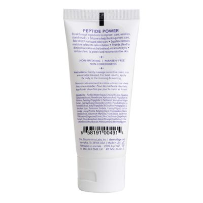 Dermaflage Acne Scar Removal Cream With Peptide Power, Fade Acne, Surgical Scars, Stretch Marks And Wrinkles With Good Skin, 2 oz.
