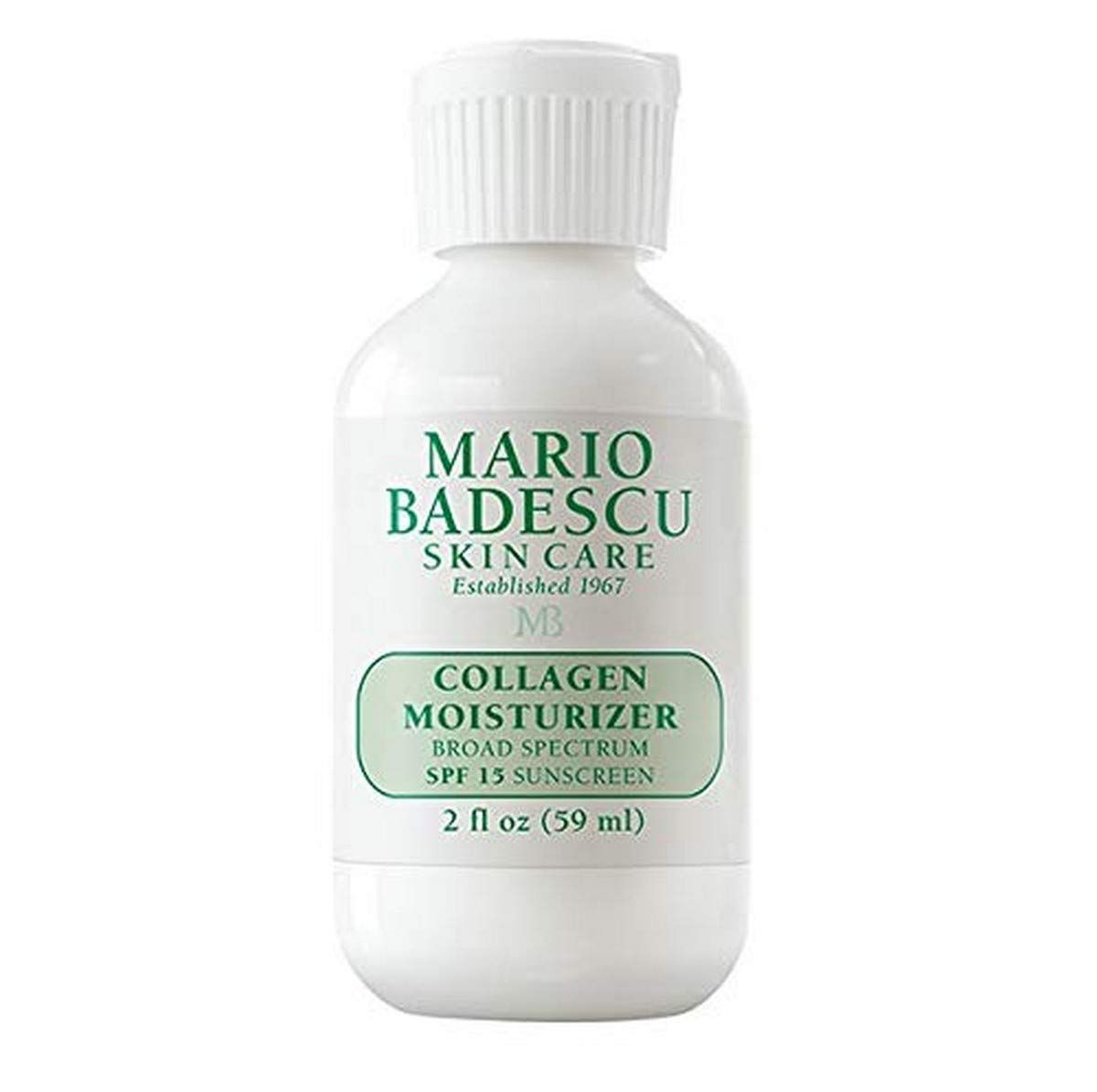 Mario Badescu Collagen Face Moisturizer for Women and Men with SPF 15 for Combination Sensitive Skin, Daytime Moisturizer Face Cream with Collagen Cottonseed Oil, 2 Fl Oz