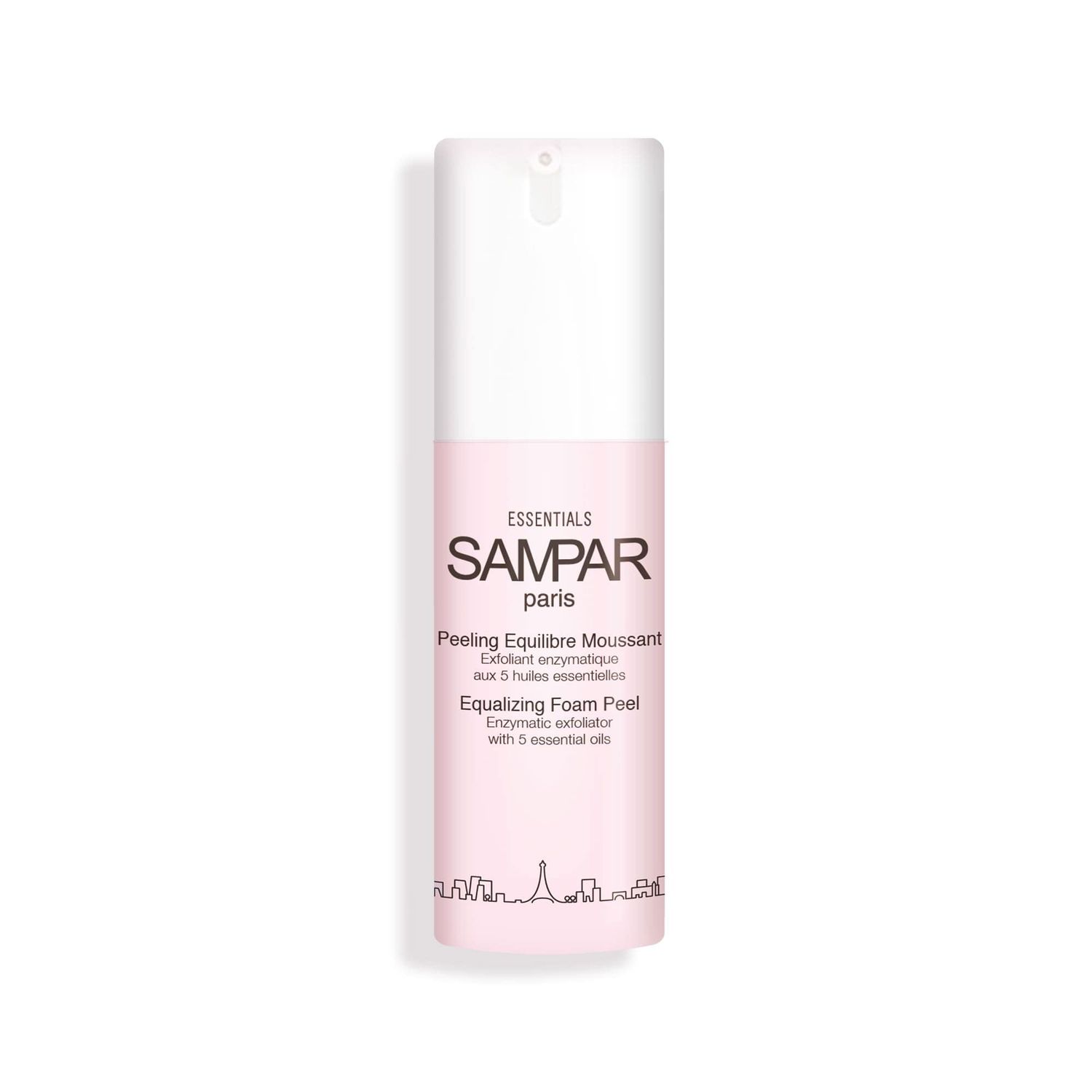SAMPAR - Equalizing Foam Peel - Exfoliating Gel with Essential Oils for All Skin Types - Gentle Peel for Uneven Skin Tone Blemishes - Made in Paris (1 oz)
