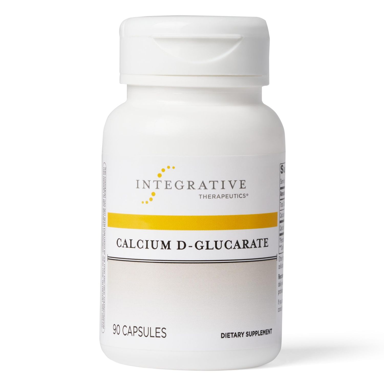 Integrative Therapeutics - Calcium D-Glucarate - Supports Detoxification Systems and Healthy Estrogen Metabolism - 90 Capsules