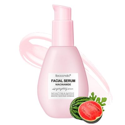 Brightening Serum for Face,Watermelon Hydrating Glow Dew Serum with Hyaluronic Acid, Vitamin E for Brightening Smoothing Dry Skin, Dark Spots, Even Skin Tone, Eye Area Facial Serum(60ml)