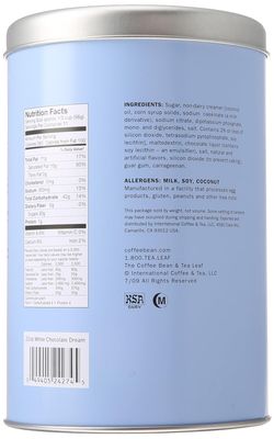 The Coffee Bean Tea Leaf Coffee, Latte, and Drink Powder Mix, White Chocolate, 22oz. Tin