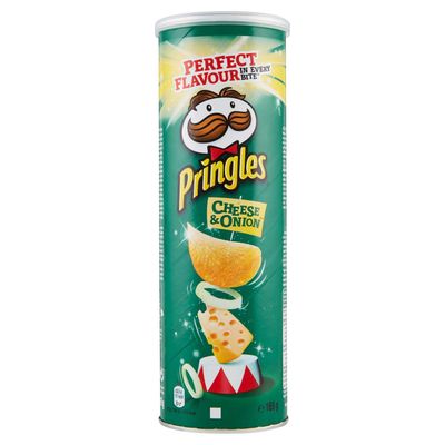 Pringles Cheese and Onion Pringles Crisps Cheese Onion Flavored Chips Cheese and Onion Pringles 5.82 Ounce Total Weight