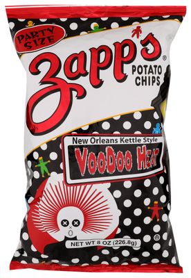 8oz. Zapp&#39;s Kettle Potato Chips, Voodoo Heat