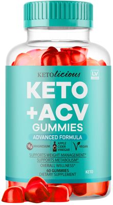 Ketolicious Keto ACV Gummies Advanced Formula, Ketolicious Gummies, 60 Gummies for 1 Month