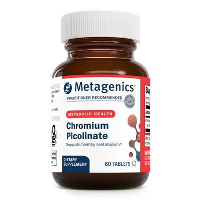 Metagenics Chromium Picolinate - Bioavailable Chromium for Metabolism Support - Essential Trace Mineral - Non-GMO - Vegetarian - Gluten-Free - 60 Count