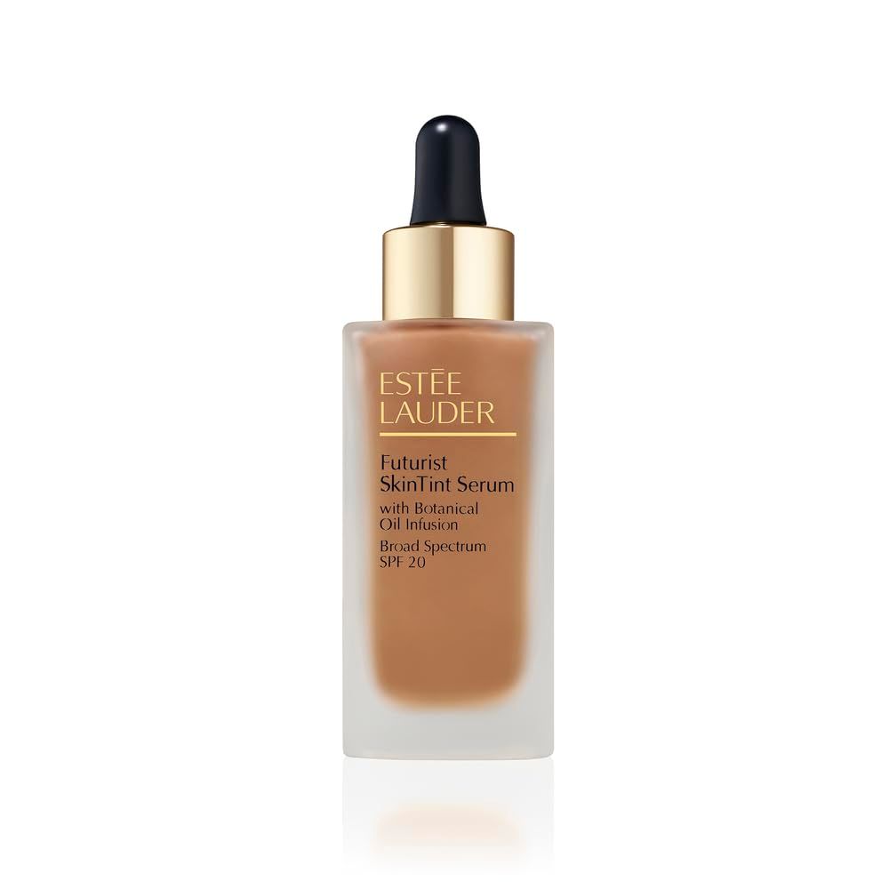 Est e Lauder Futurist SkinTint Serum Foundation SPF 20 with Glycerin Light Coverage, 1.0 Fl Oz, 4C3 Soft Tan