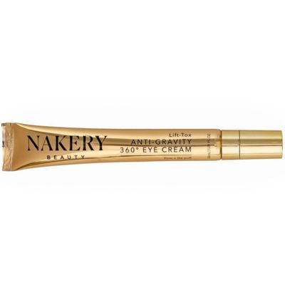Nakery Lift-Tox Eye Cream for Puffiness and Bags Under Eyes - Anti Aging Eye Cream for Women - Lifting Depuffing Eye Cream with Hyaluronic Acid - Nourishing Eye Cream for Wrinkles Dark Circles