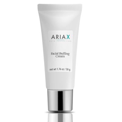 AriaX Premium Facial Buffing Cream 100 Organic Anti Aging, Deep Moisturizing, For Women and Men Sensitive Dry Combination Or Oily Skin 1.75 oz