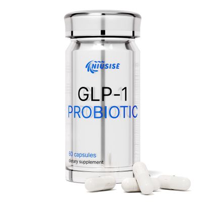 GLP-1 Supplement Probiotics for Women Men, GLP1 Supplements Women Probiotic GLP1 with with Akkermansia Probiotic, Berberine HCI, Support GLP-1 Level Naturally, Overall Health, Vegan - 60 Capsules