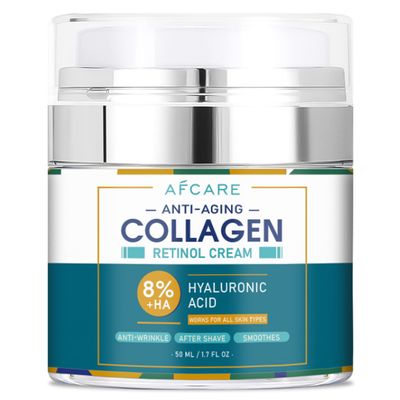 AFCARE Face Moisturizer for Men Anti Aging,Men&#39;s Face Cream Moisturizer with Natural Avocado Oil,Retinol,Hyaluronic Acid,Collagen,After Shave Lotion For Men Skincare Daily Moisturizing 1.7 oz