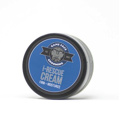 Game Face Grooming i-Rescue Cream - Eye Moisturizer Firm and Moisturize Under Eye Wrinkles Bags Infused With Caffeine Vitamin C Every Day Use To Combat Aging Or Looking Fatigued .5 fl oz