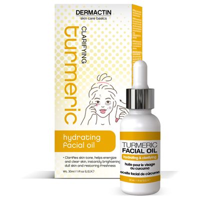 Dermactin-TS Turmeric Hydrating and Clarifying Facial Oil - Tumeric Face Oil 1 Ounce